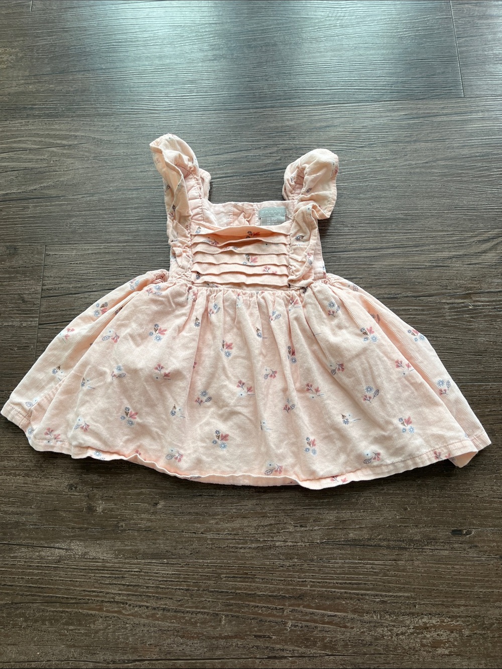 Tahari Baby Girl Floral Ruffled Sundress Size 24 Month